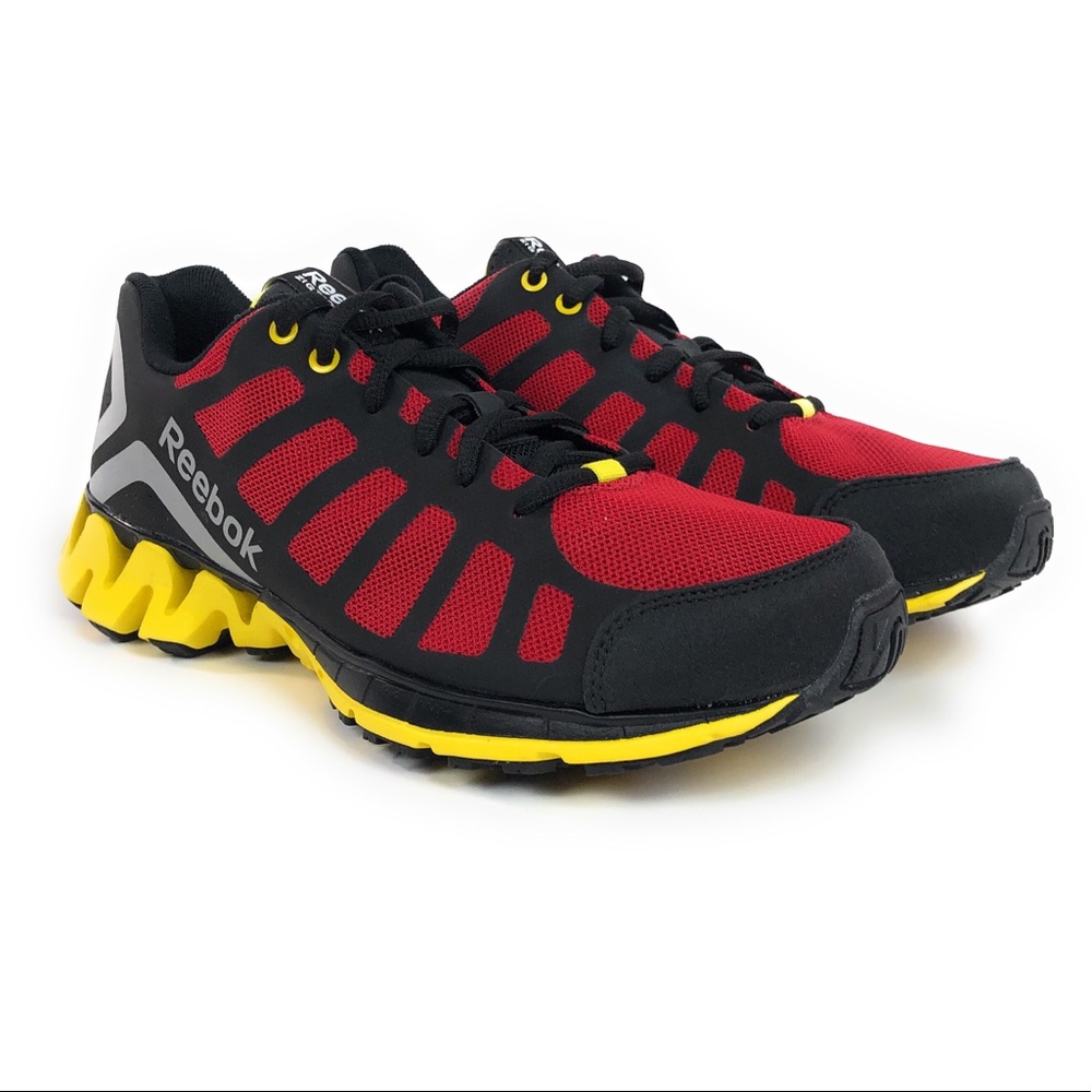 Reebok Zigtech Zigkick Red Running Shoes V45668 - Picture 2 of 8